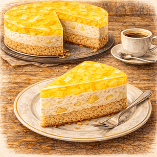 Die fertige Torte