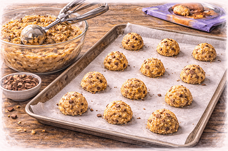 Cookies auf Blech