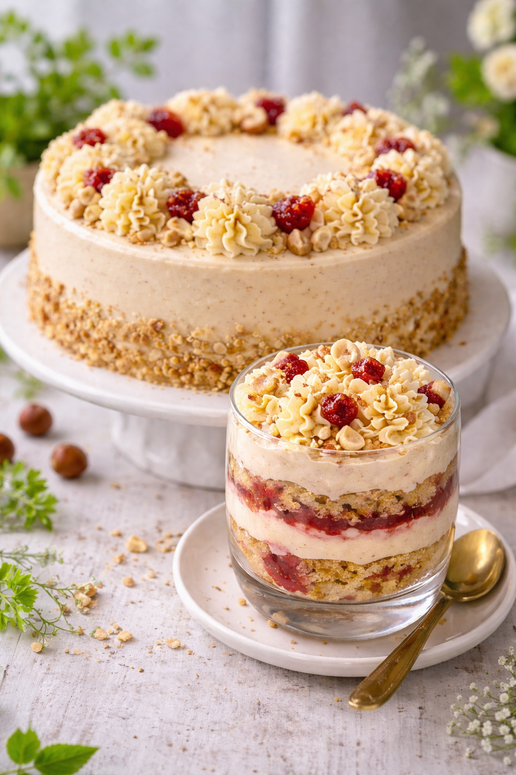 Torte im Glas
