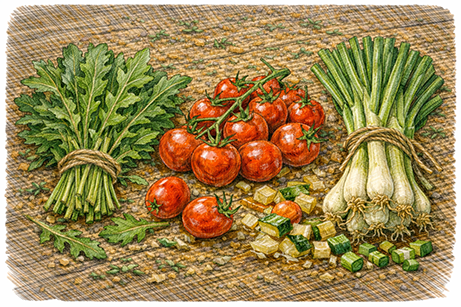 Zutaten Rucola 1